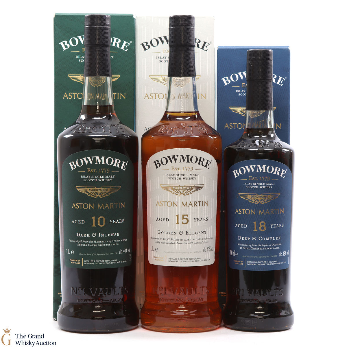 Bowmore - Aston Martin - Edition 1,2 + 3