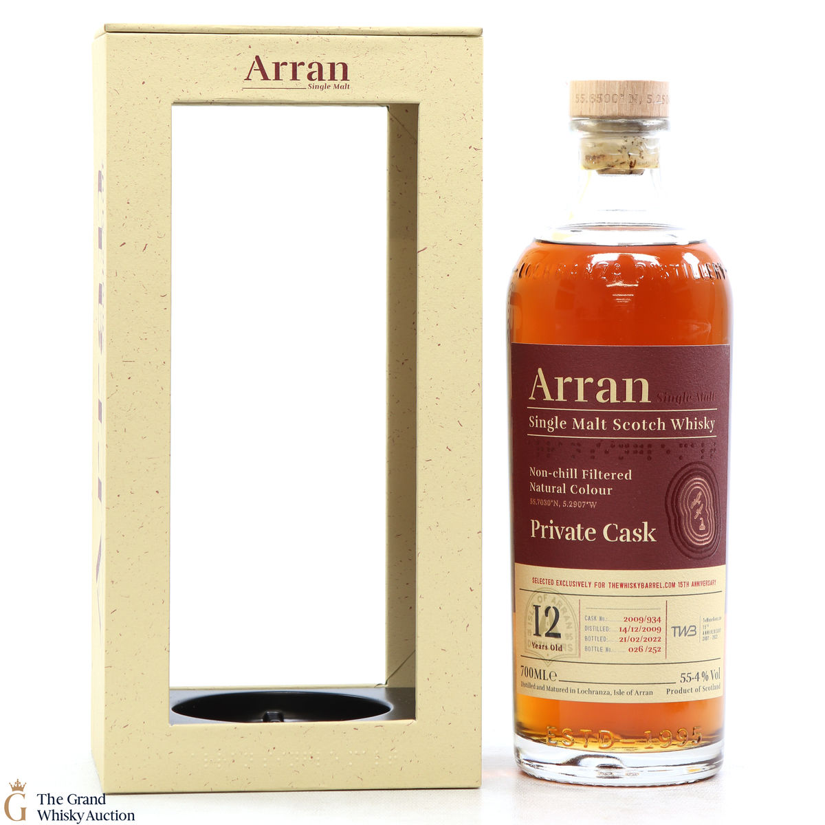 Arran - 12 Year Old 2009 Private Cask #934