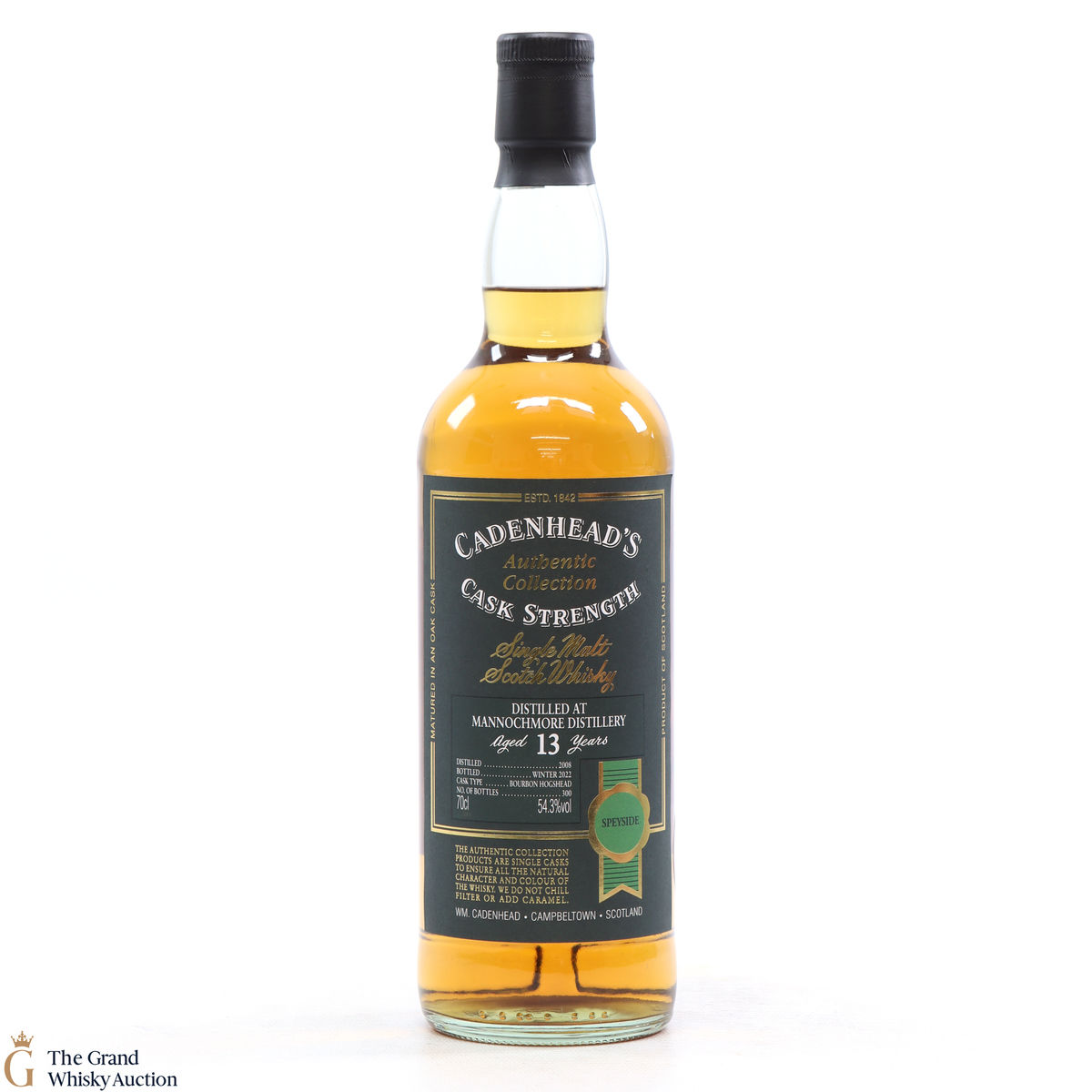 Mannochmore - 13 Year Old 2008 Cadenhead's Cask Strength