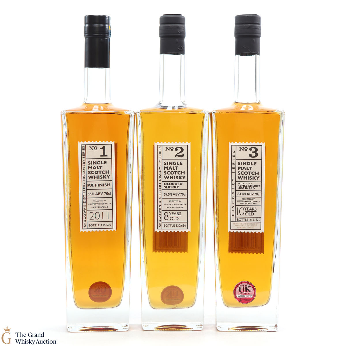Ardgowan - Discovery No.1, 2 & 3 (3 x 70cl)