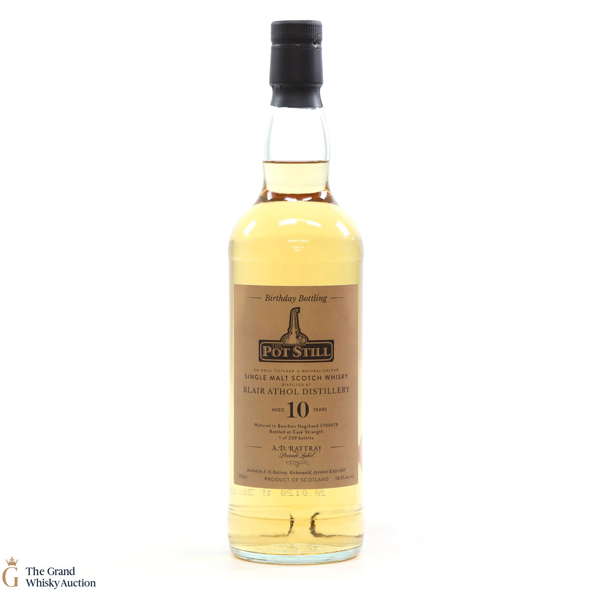 Blair Athol - 10 Year Old - Birthday Bottling - The Pot Still - A.D. Rattray