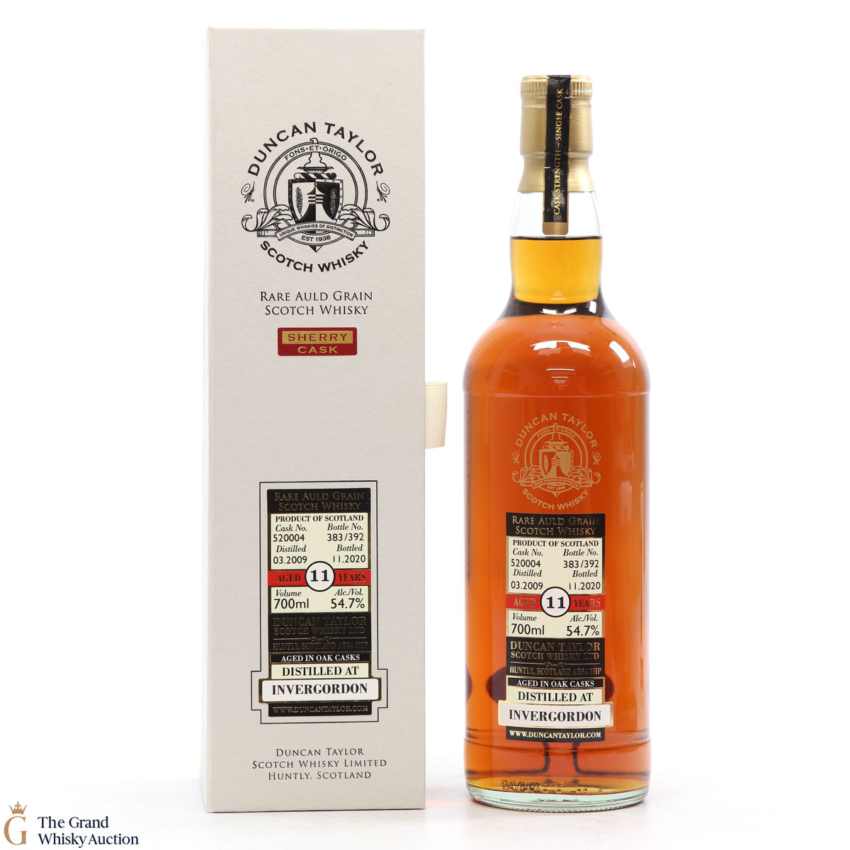 Invergordon - 11 Year Old - Sherry Cask - Duncan Taylor Rare Auld