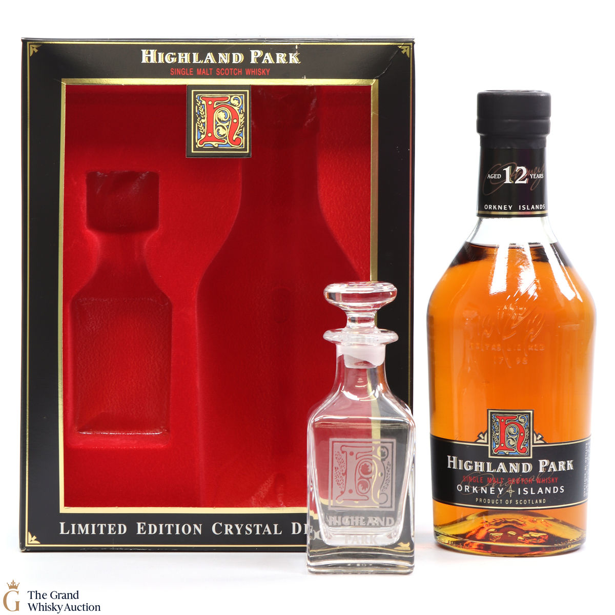 Highland Park - 12 Year Old (1990s) Decanter Gift Set