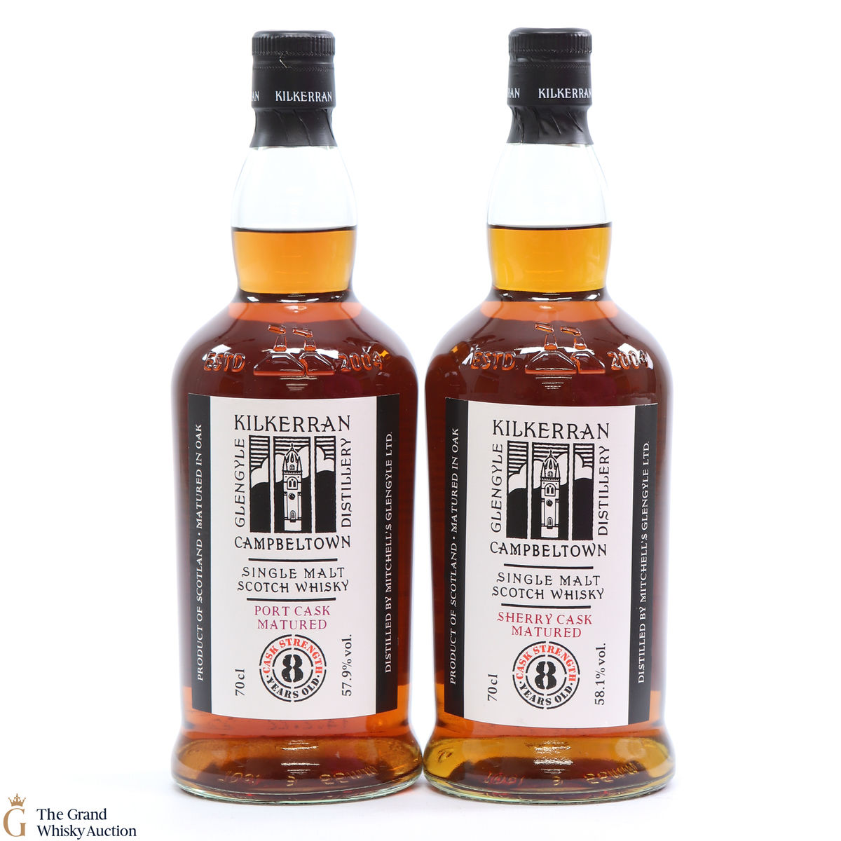 Kilkerran - 8 Year Old - Port Cask & Sherry Cask (2 x 70cl)
