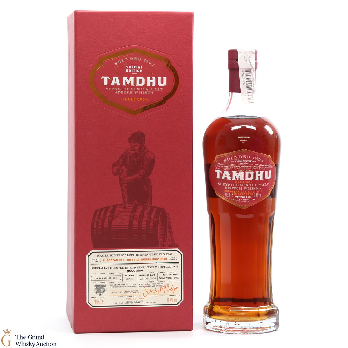 Tamdhu - 2006 Single Sherry Cask #3999 - Goodwine