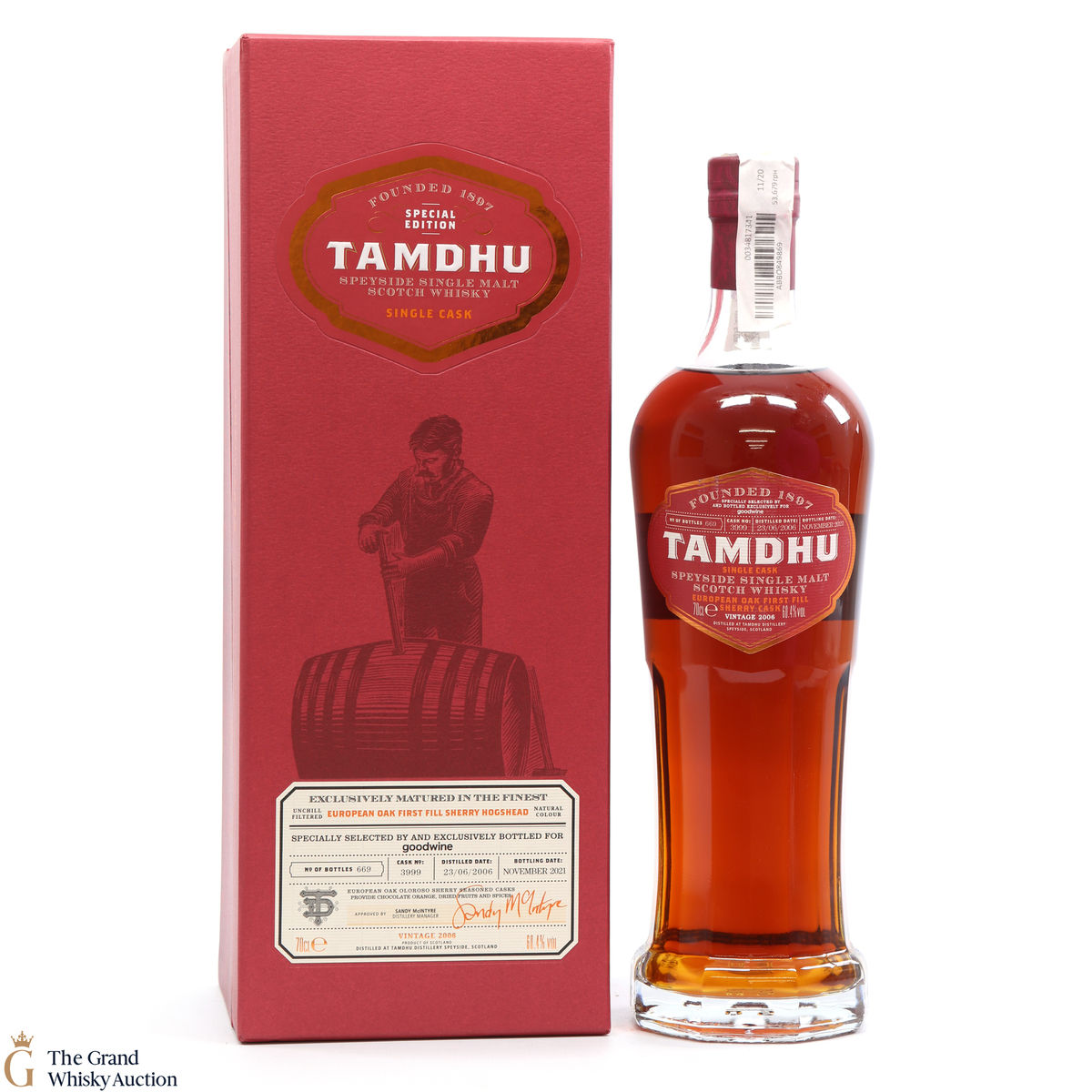 Tamdhu - 2006 Single Sherry Cask #3999 - Goodwine