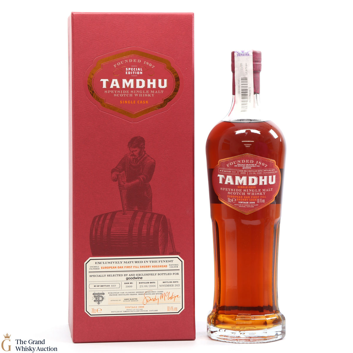Tamdhu - 2006 Single Sherry Cask #3999 - Goodwine