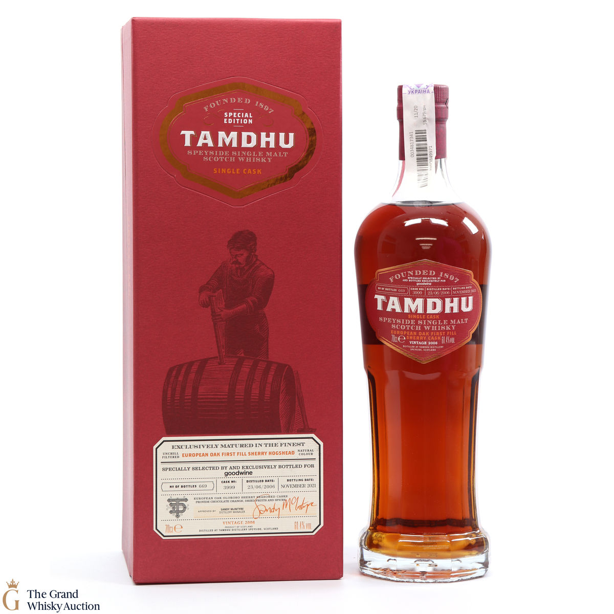 Tamdhu - 2006 Single Sherry Cask #3999 - Goodwine