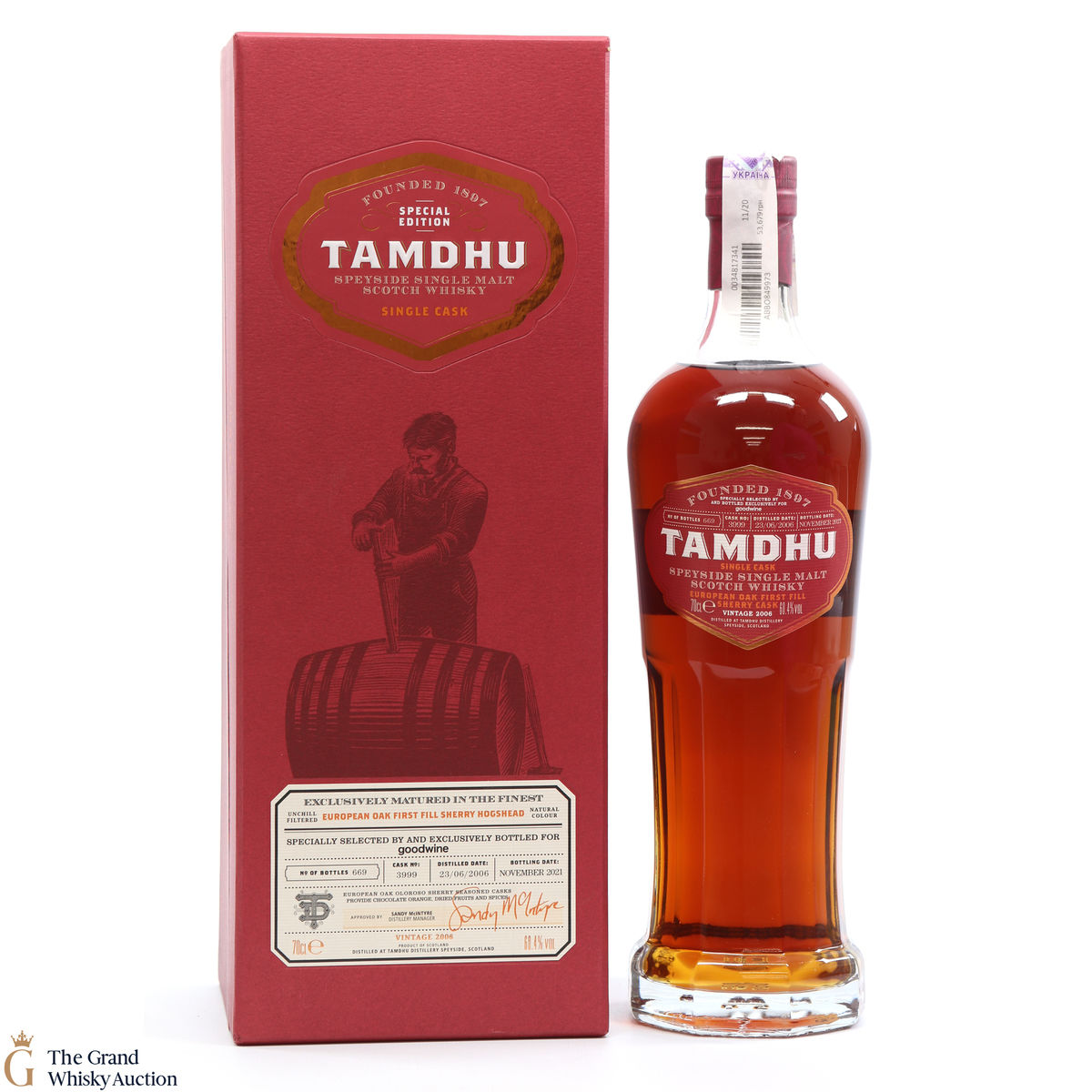 Tamdhu - 2006 Single Sherry Cask #3999 - Goodwine