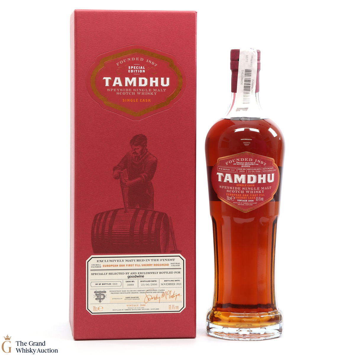 Tamdhu - 2006 Single Sherry Cask #3999 - Goodwine