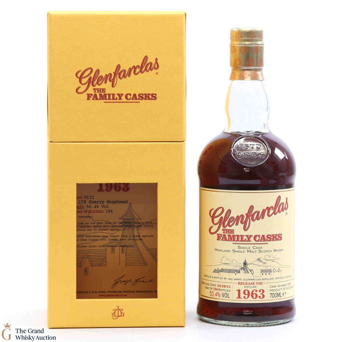 Glenfarclas - 1963 Family Cask 2011 #179 Release VIII