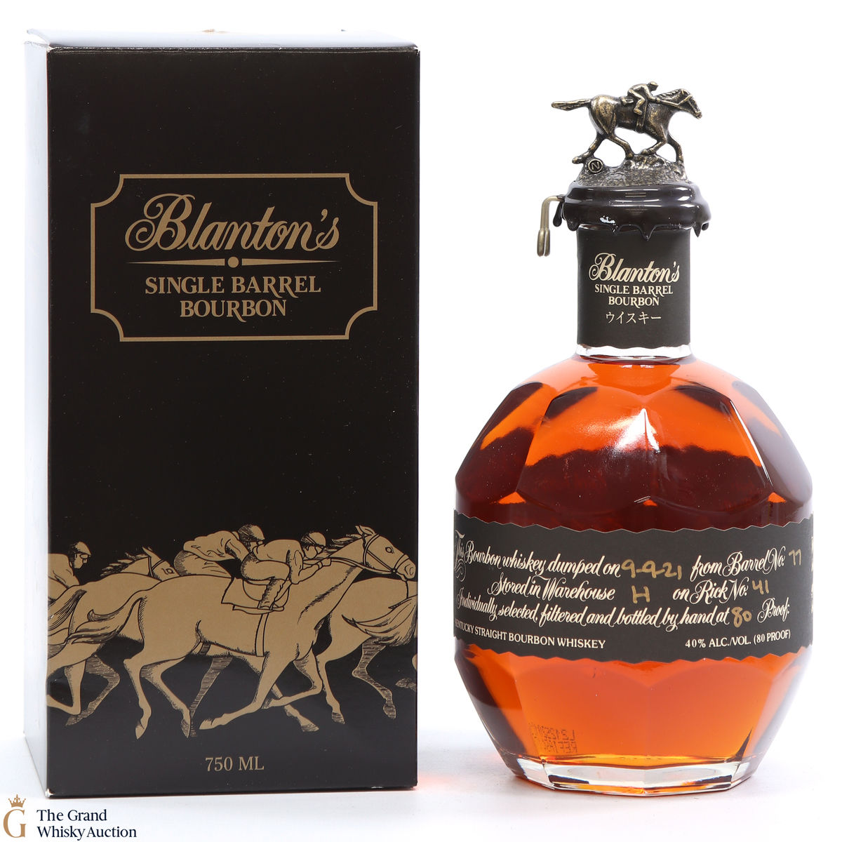 Blanton's - Single Barrel Black Label Dumped 2021 / Japanese Import 75cl