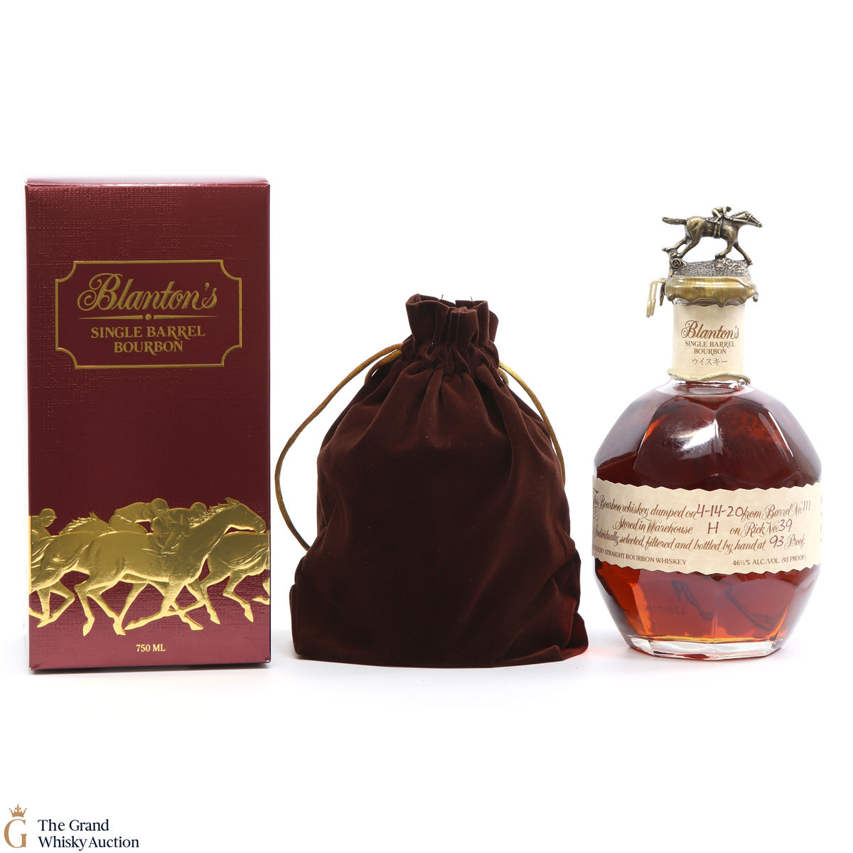 Blanton's - Single Barrel Dumped 2020 / Japanese Import 75cl