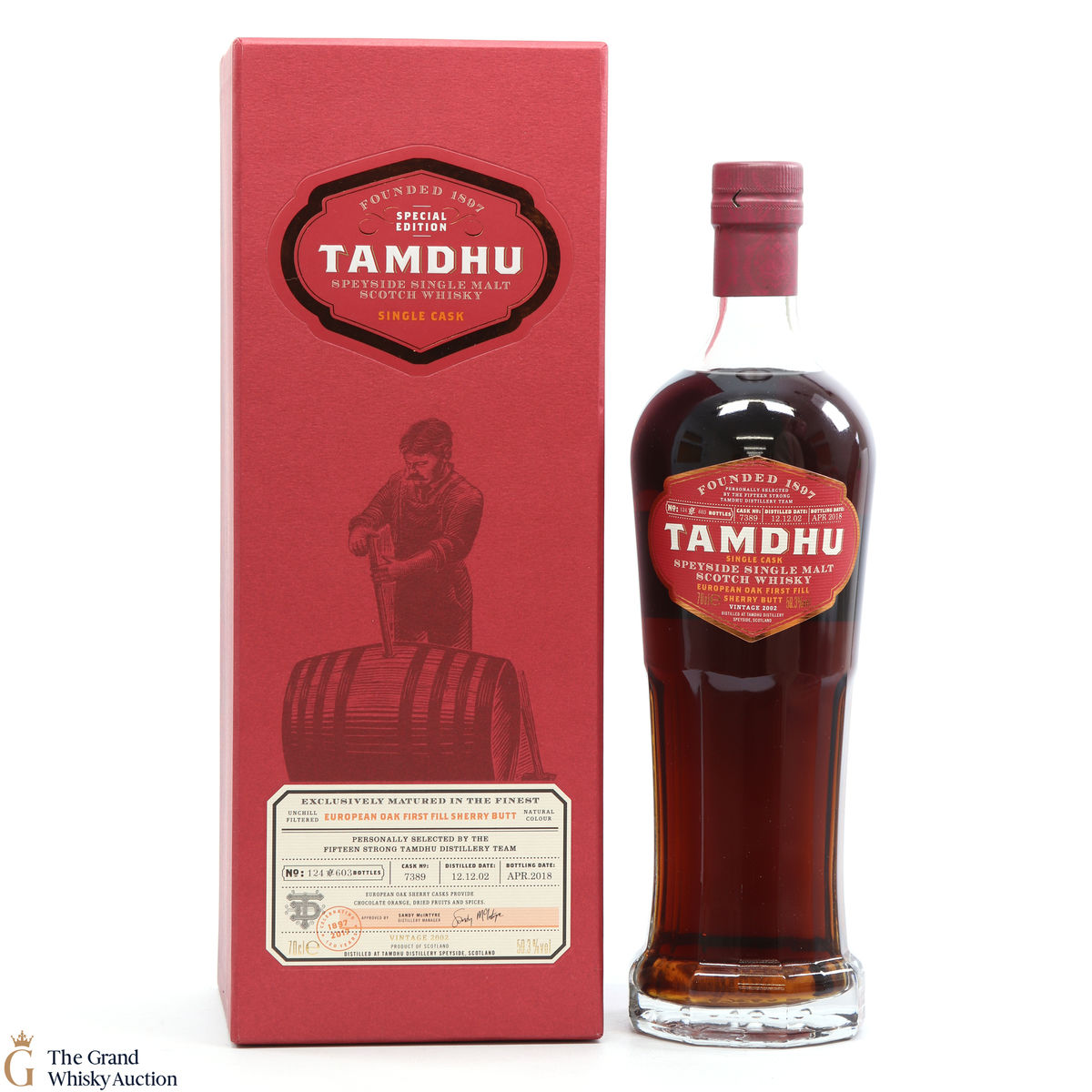 Tamdhu - 2002 Single Cask #7389 Distillery Team Selection