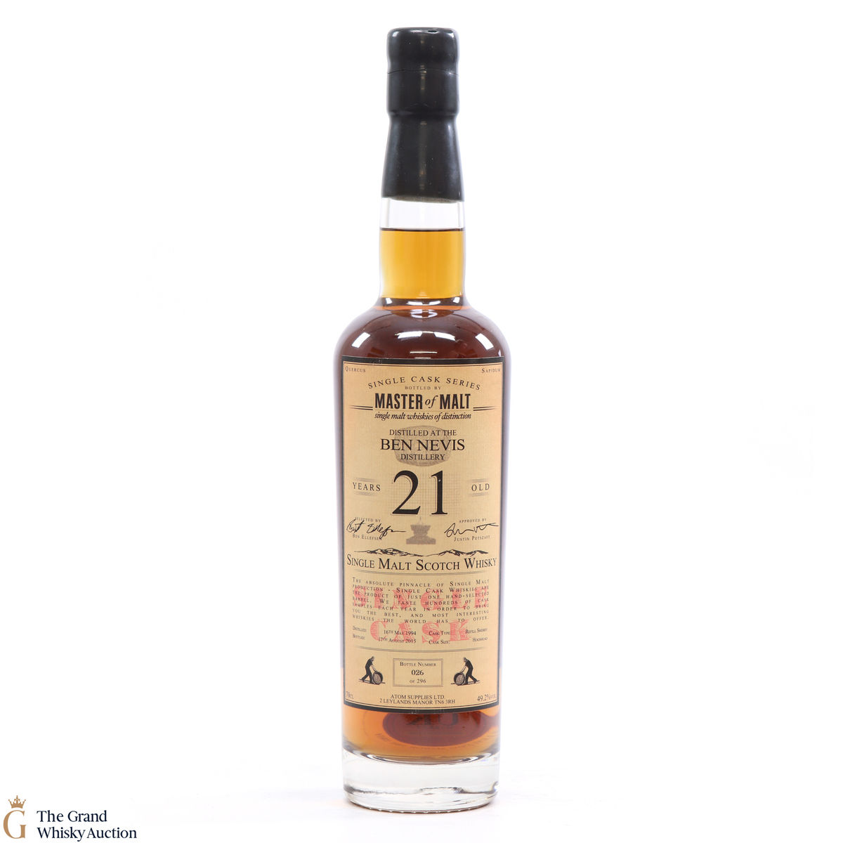 Ben Nevis - 21 Year Old - Single Cask Series - Master of Malt