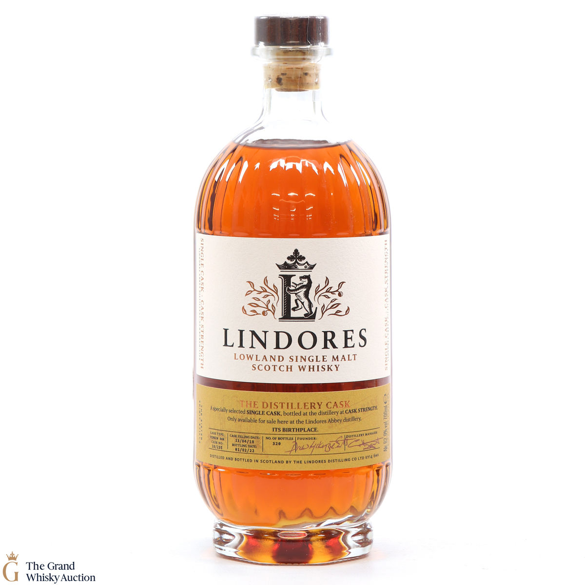 Lindores Abbey - 3 Year Old 2018 - Single Virgin Oak #18/235 - Distillery Exclusive