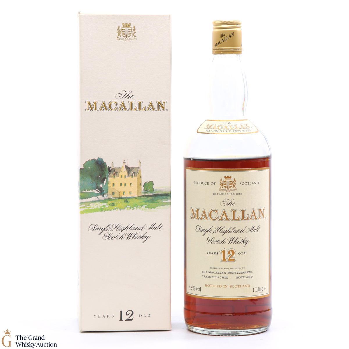 Macallan - 12 Year Old (1980s)  - 1L