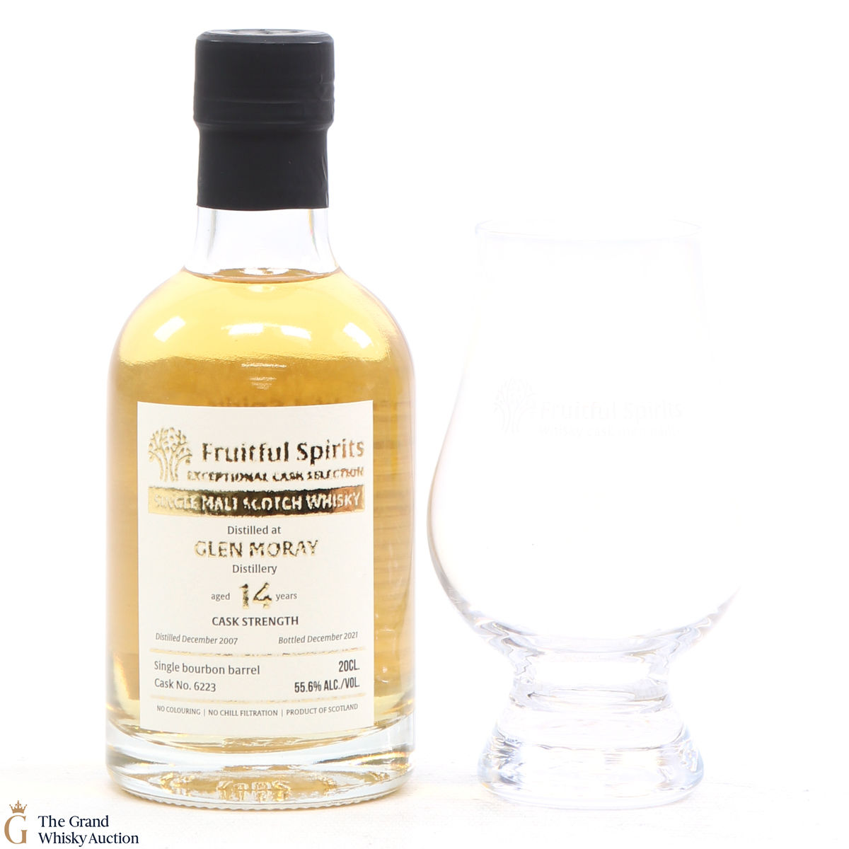 Glen Moray - 14 Year Old - Cask Strength - Fruitful Spirits 20cl + Glass