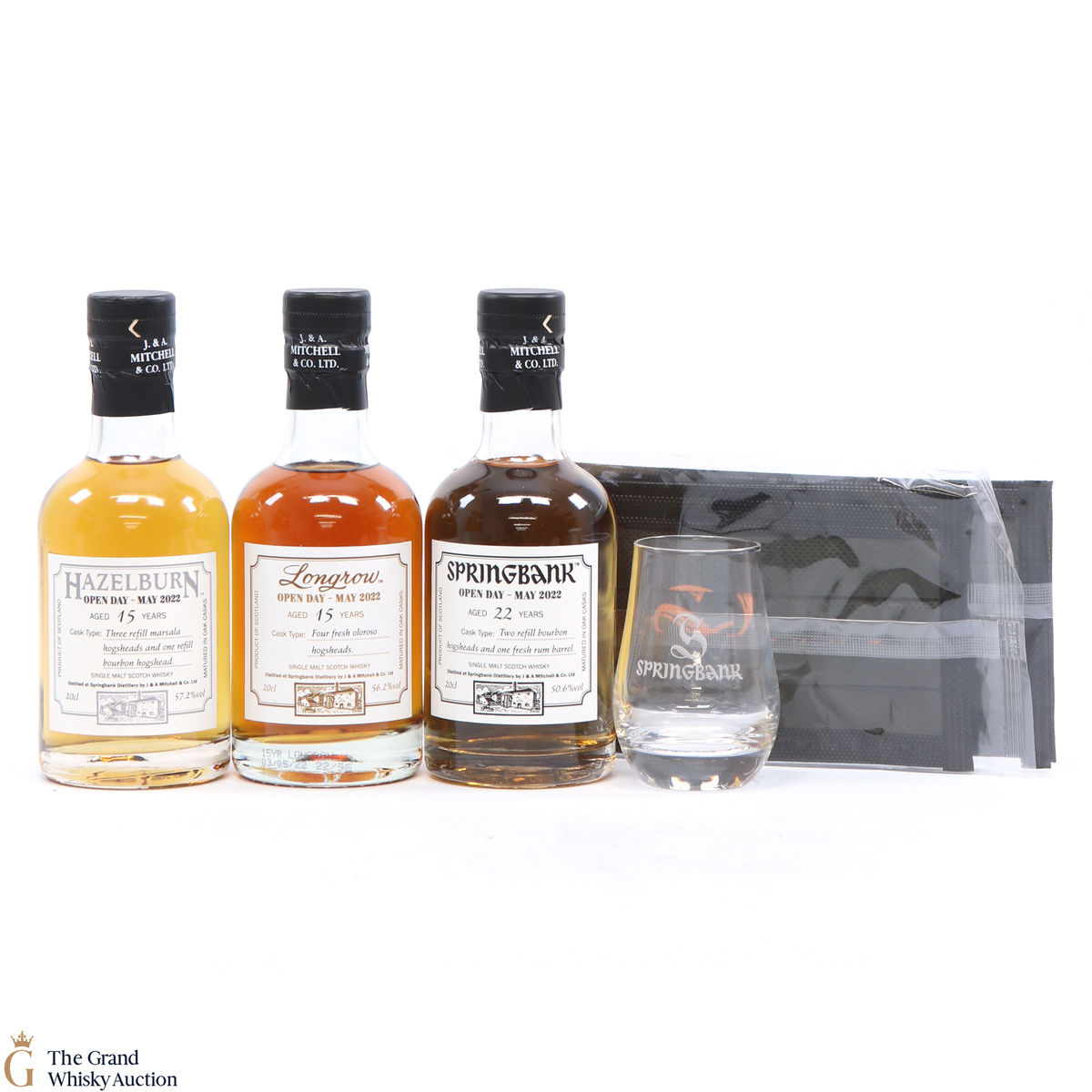 Campbeltown Open Day May 2022 (3 x20cl) + Glass + 2 x Facemask
