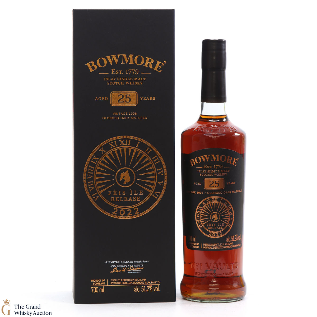 Bowmore - 25 Year Old 1996 Oloroso #9001485 - Feis Ile 2022