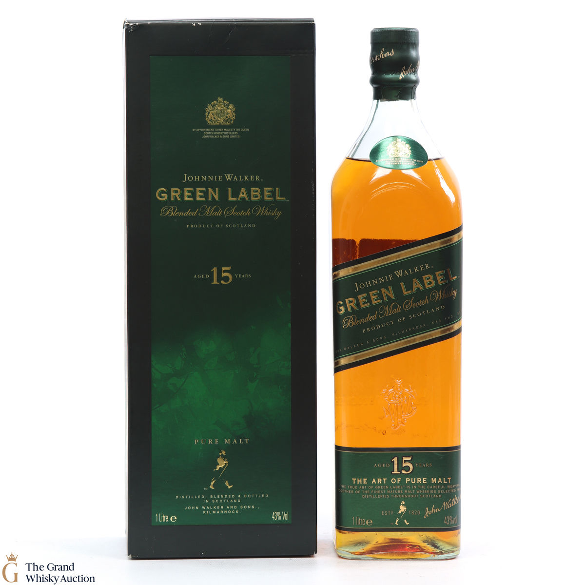 Johnnie Walker - 15 Year Old - Green Label 1L