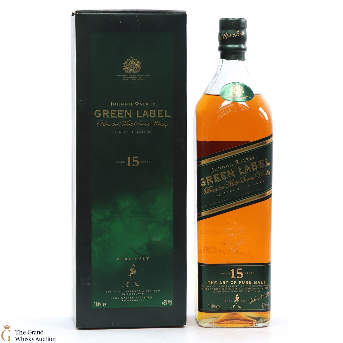 Johnnie Walker - 15 Year Old - Green Label 1L