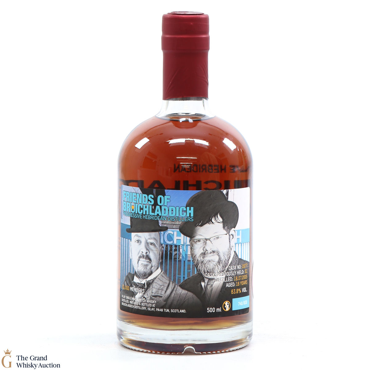 Bruichladdich - 16 Year Old 2005 #0977 - Friends of Bruichladdich 50cl (Signed)