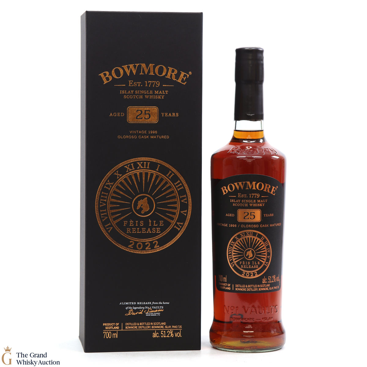 Bowmore - 25 Year Old 1996 Oloroso #9001485 - Feis Ile 2022