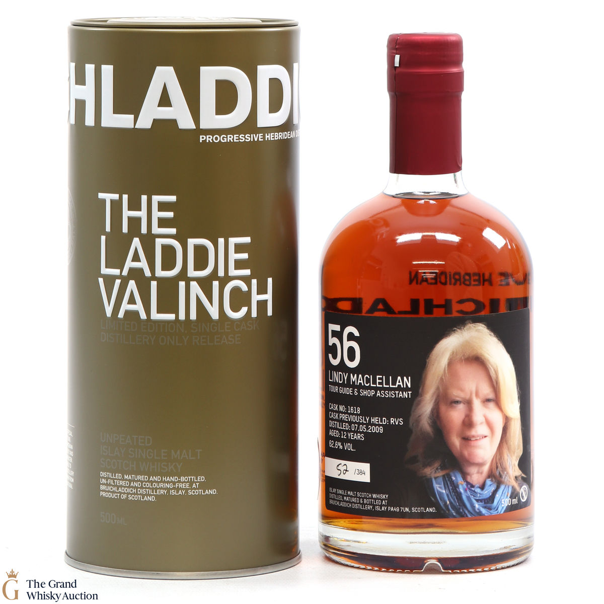 Bruichladdich - 12 Year Old - Valinch 56 - Lindy Maclellan