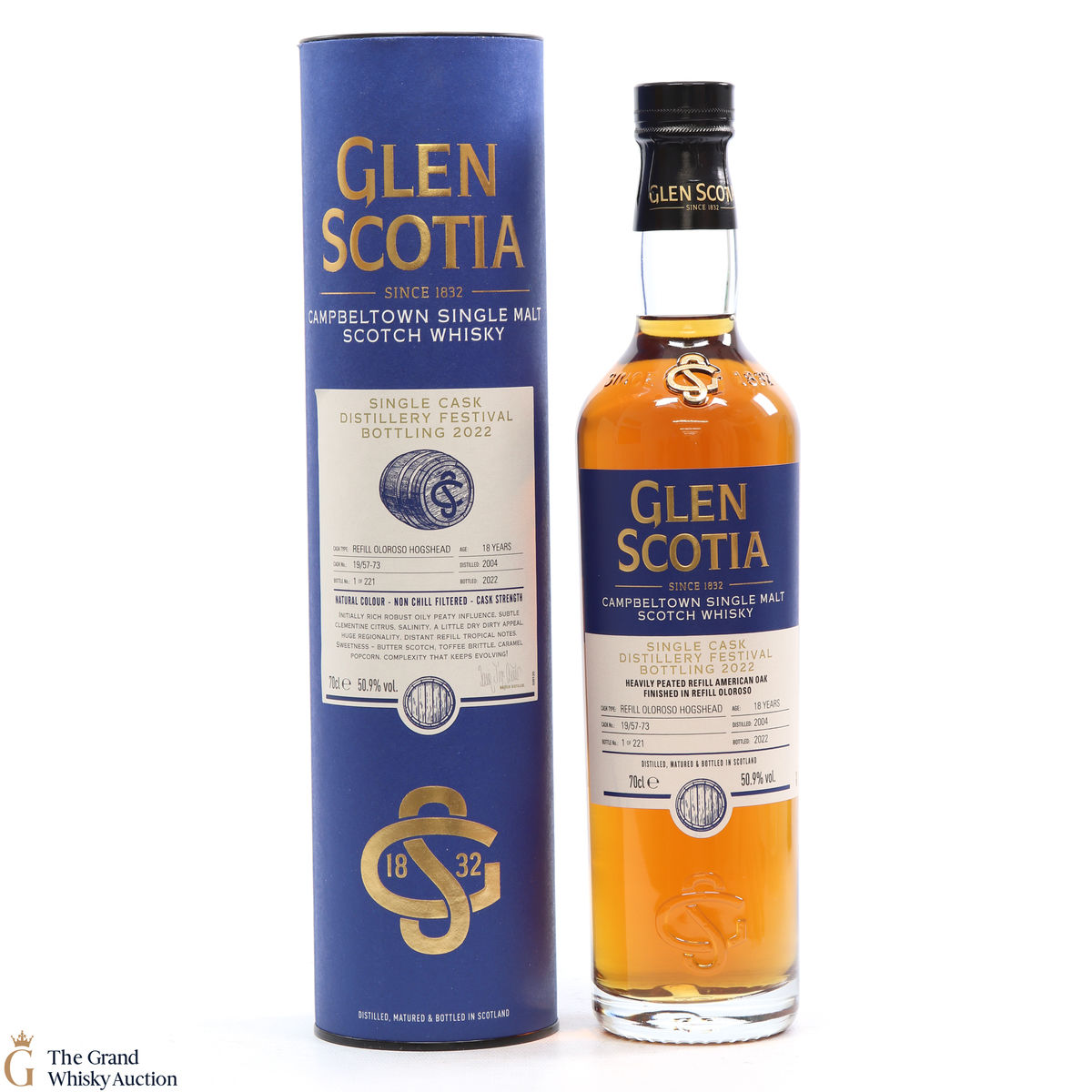 Glen Scotia - 18 Year Old 2004 Heavily Peated Refill Oloroso #19/57-73 Distillery Only Festival 2022