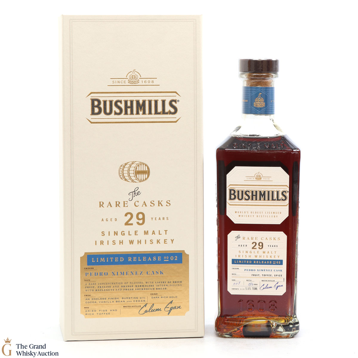 Bushmills - 29 Year Old Rare Cask #001 PX Cask Release #2 75cl