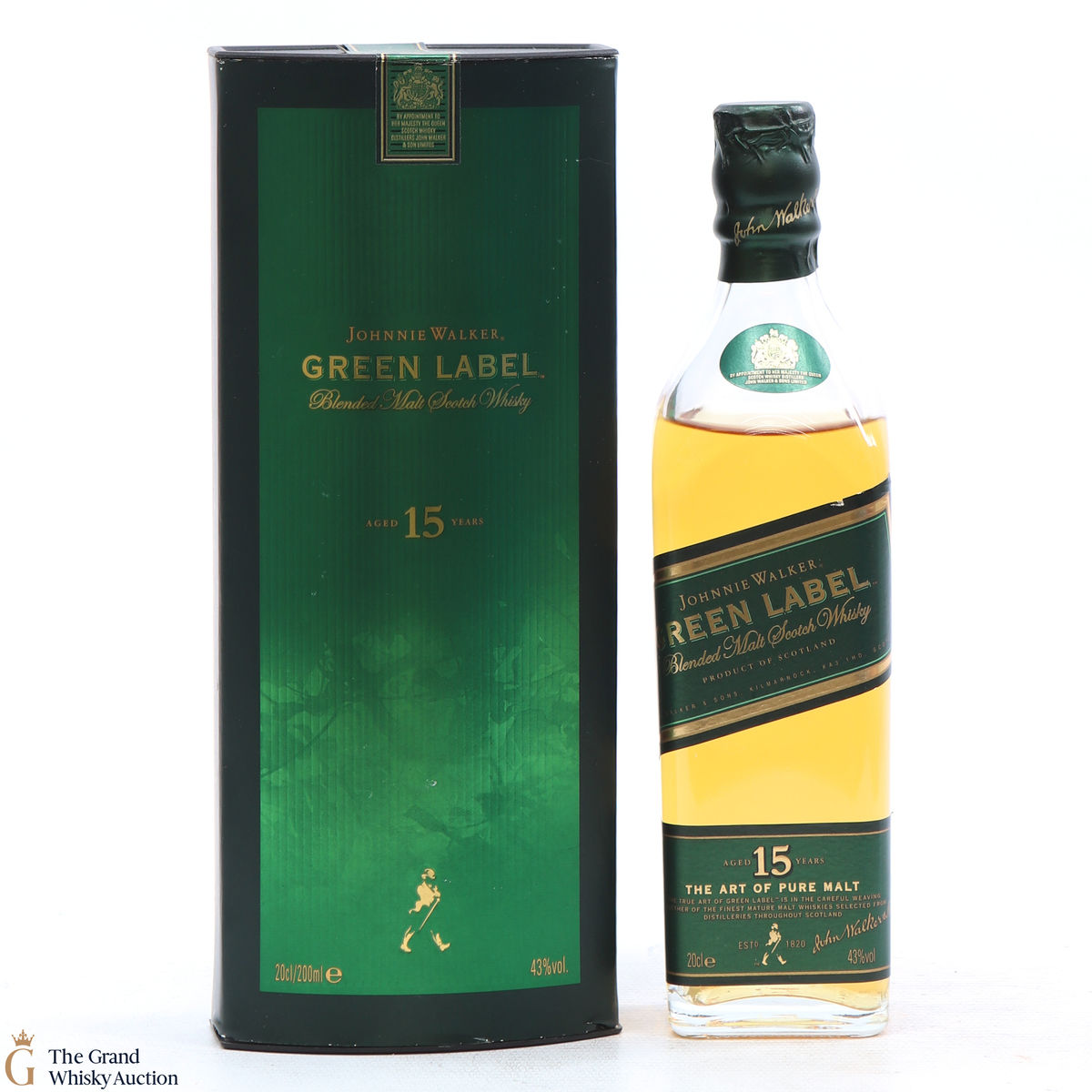 Johnnie Walker - 15 Year Old - Green Label 20cl