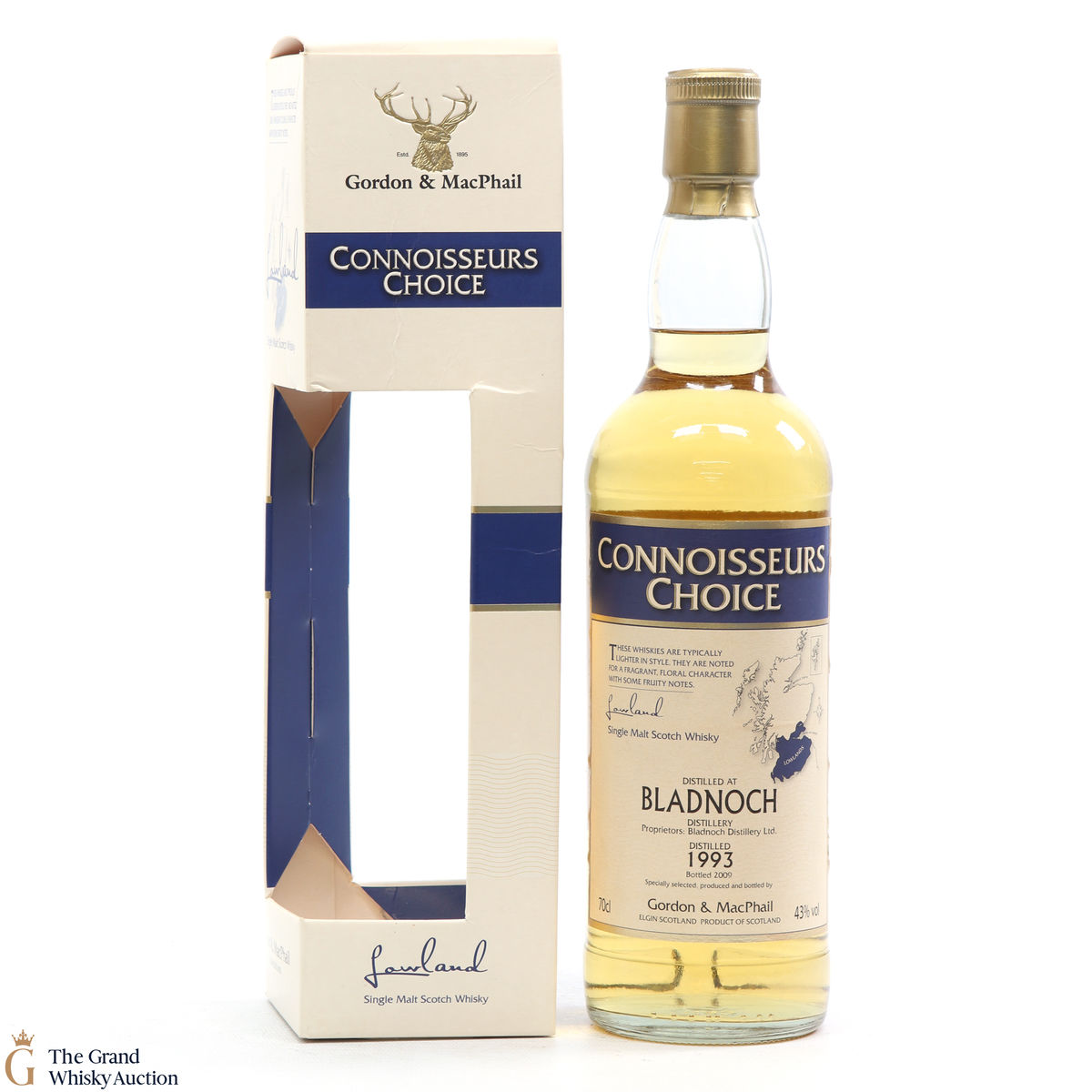 Bladnoch - 1993 Bottled 2009 - G&M Connoisseurs Choice 