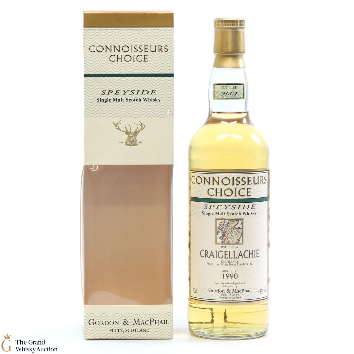 Glenallachie - 1990 Bottled 2007 Gordon and Macphail Connoisseurs Choice
