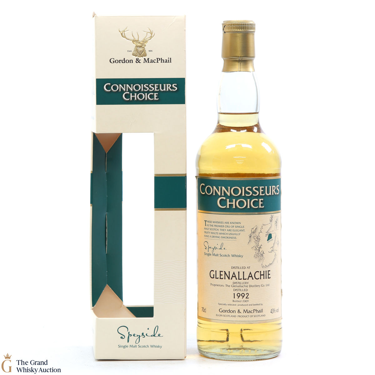 Glenallachie - 1992 Bottled 2009 Gordon and Macphail Connoisseurs Choice
