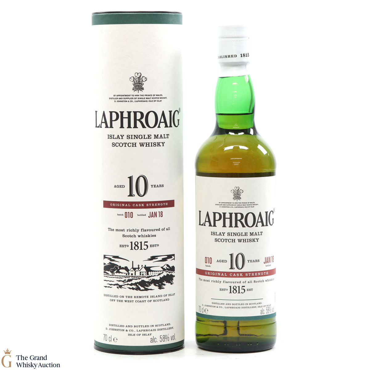 Laphroaig - 10 Year Old - Original Cask Strength Batch #010