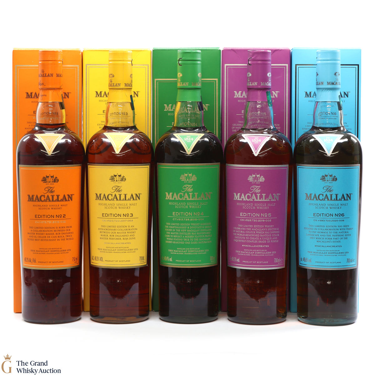 Macallan - Edition 2,3,4,5 & 6