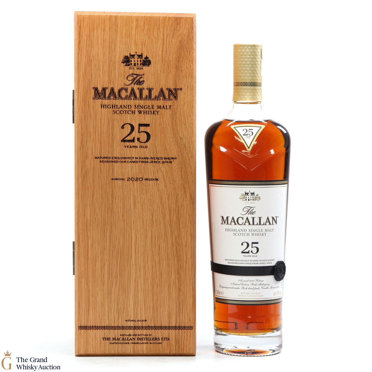 Macallan - 25 Year Old - Sherry Oak - 2020