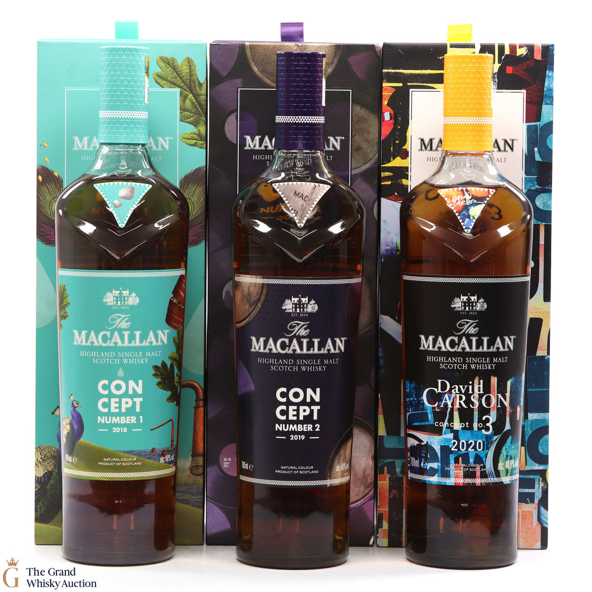 Macallan - Concept No.1, No.2 + No.3 (3 x 70cl)