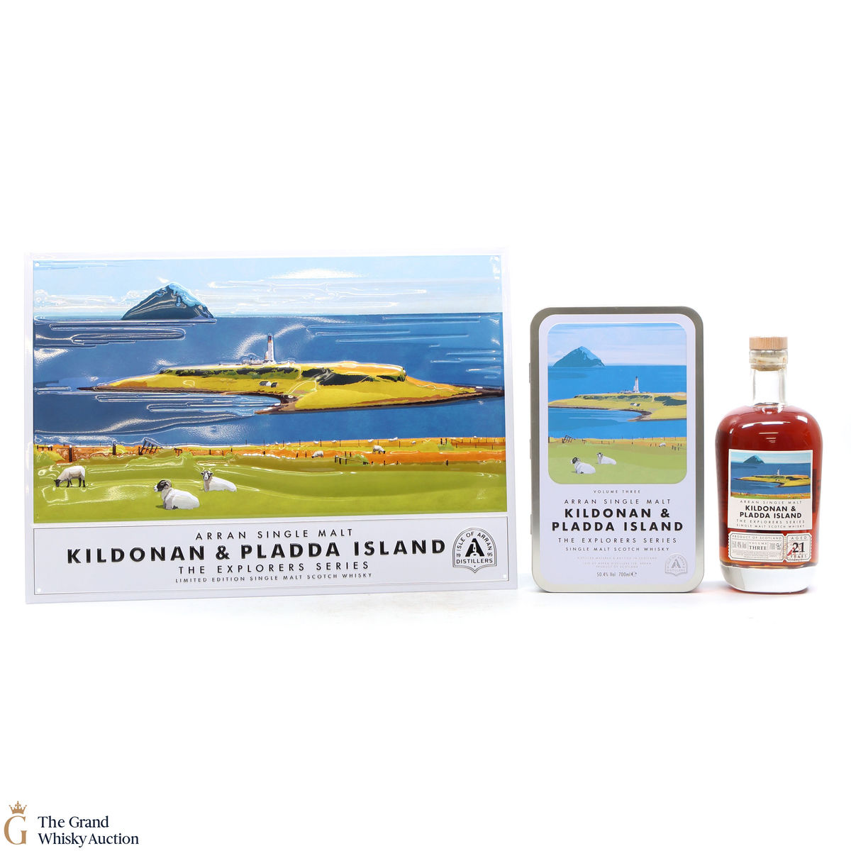 Arran - 21 Year Old - The Explorers Series - Kildonan & Pladda Island - Volume.3 + Poster