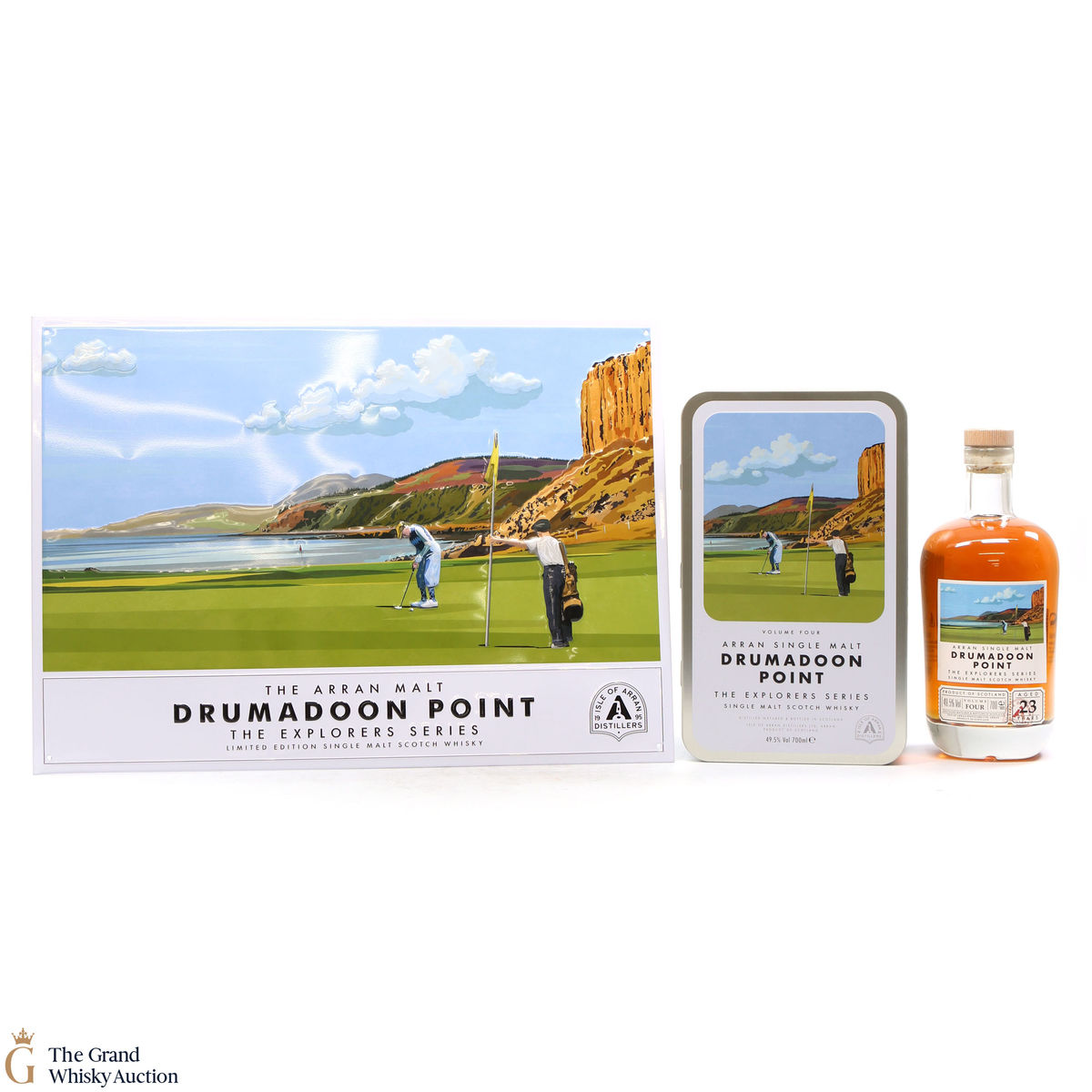 Arran - 23 Year Old - The Explorers Series - Drumadoon Point - Vol.4 + Poster