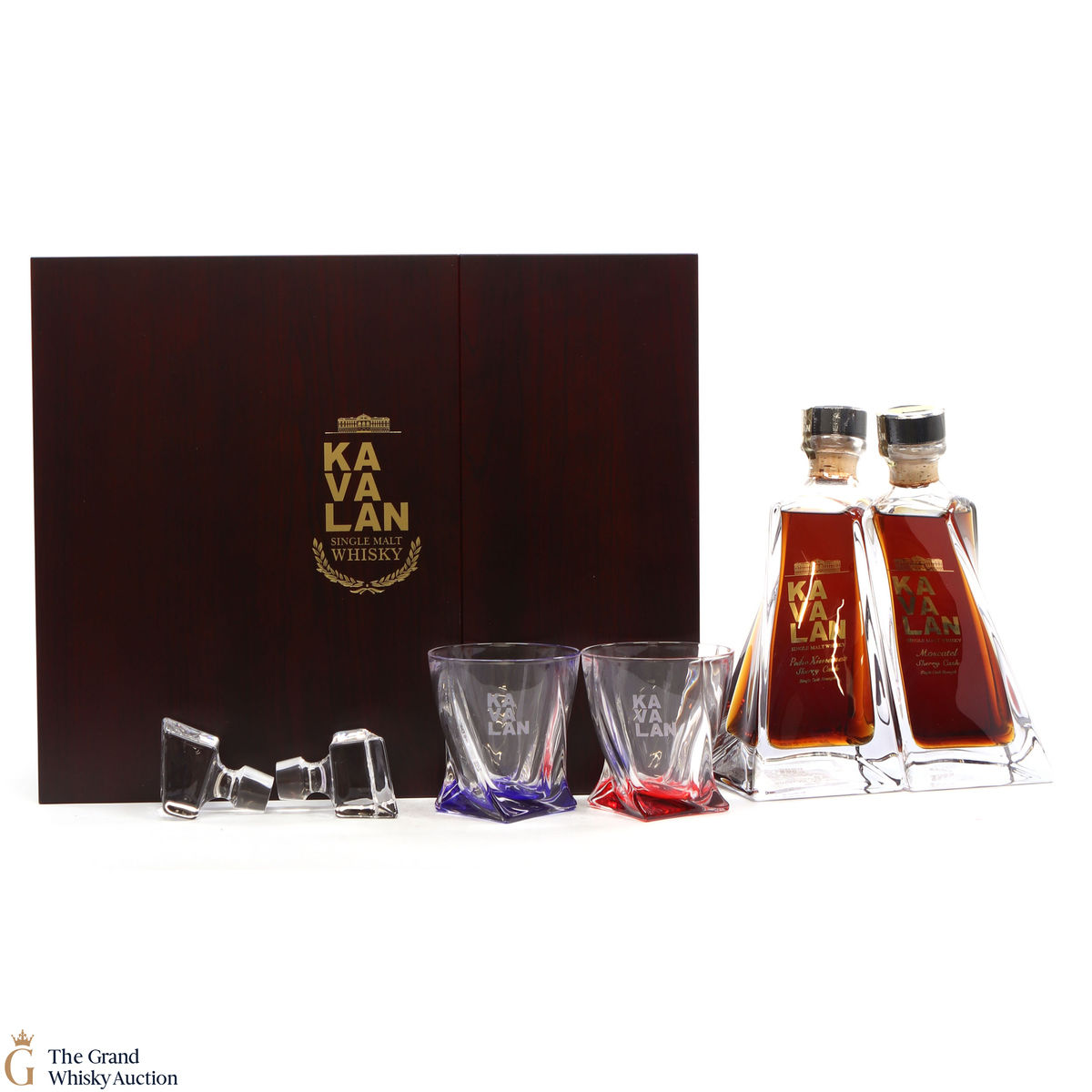 Kavalan - PX Sherry & Moscatel Sherry Decanter Gift Set (2x70cl)