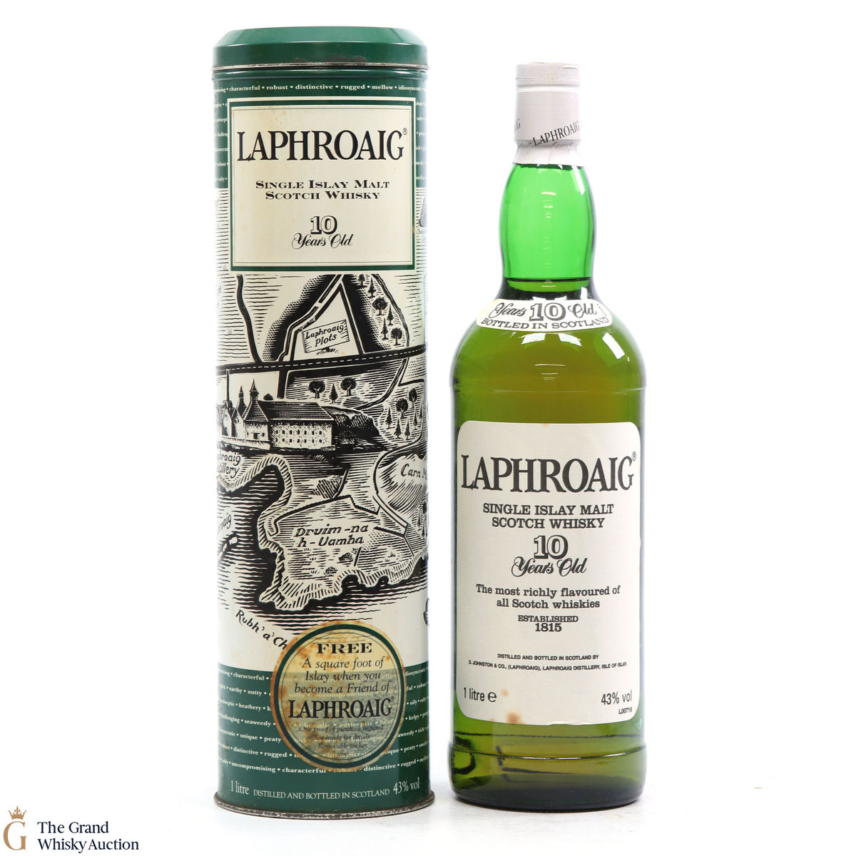 Laphroaig - 10 Year Old - Pre Royal Warrant  - 1L