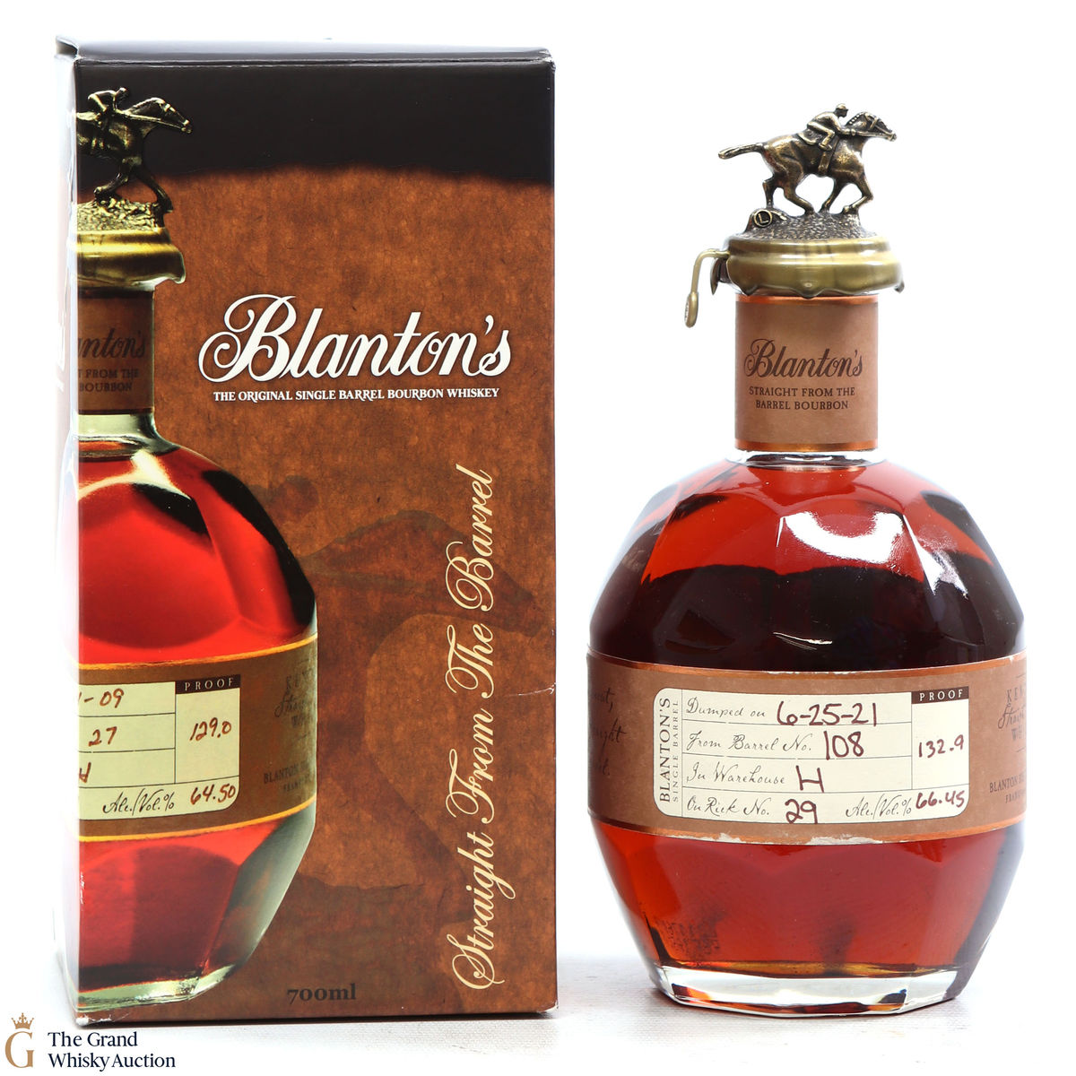 Blanton’s - Straight From The Barrel - Cask Strength 66.45%