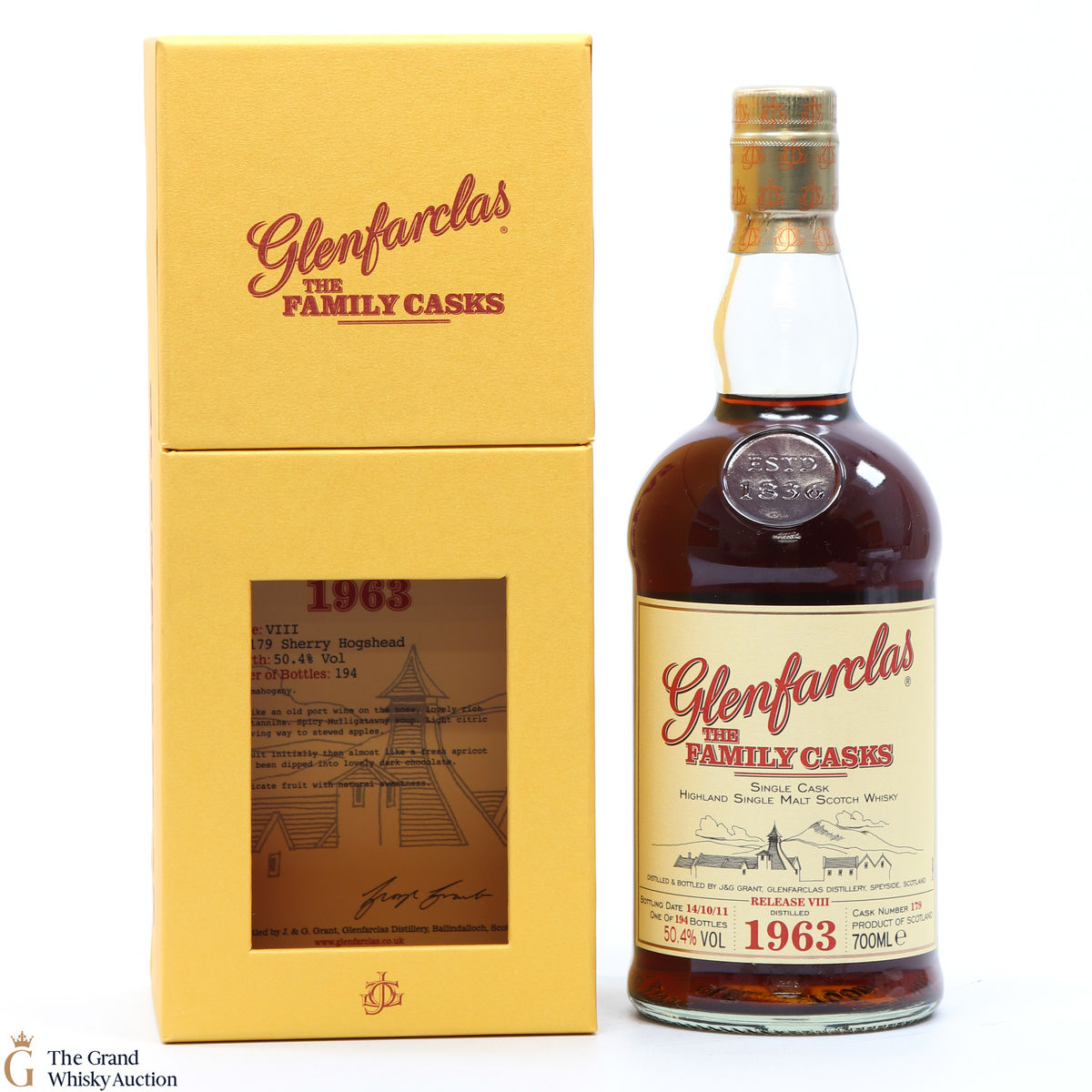 Glenfarclas - 1963 Family Cask 2011 #179 Release VIII