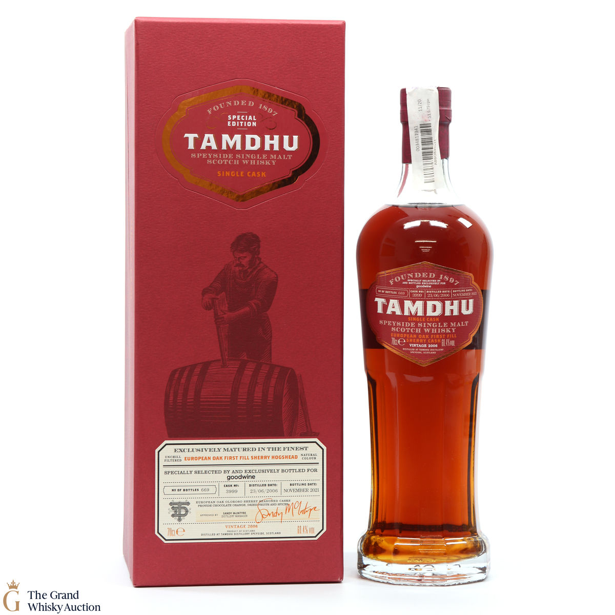 Tamdhu - 2006 Single Sherry Cask #3999 - Goodwine