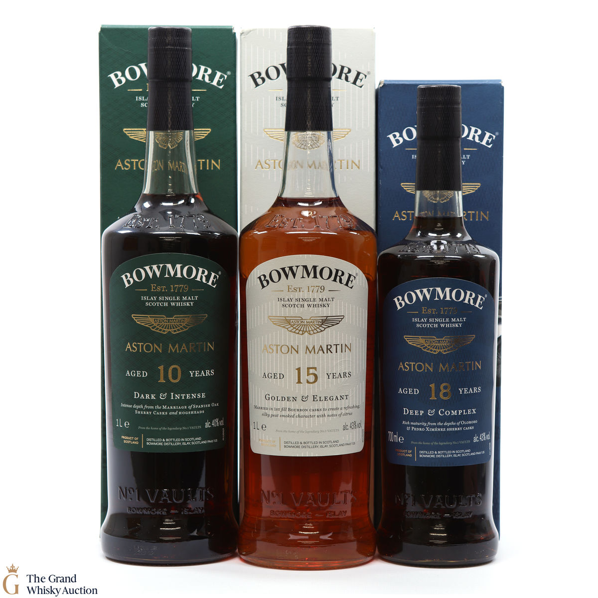 Bowmore - Aston Martin - Edition 1,2 + 3
