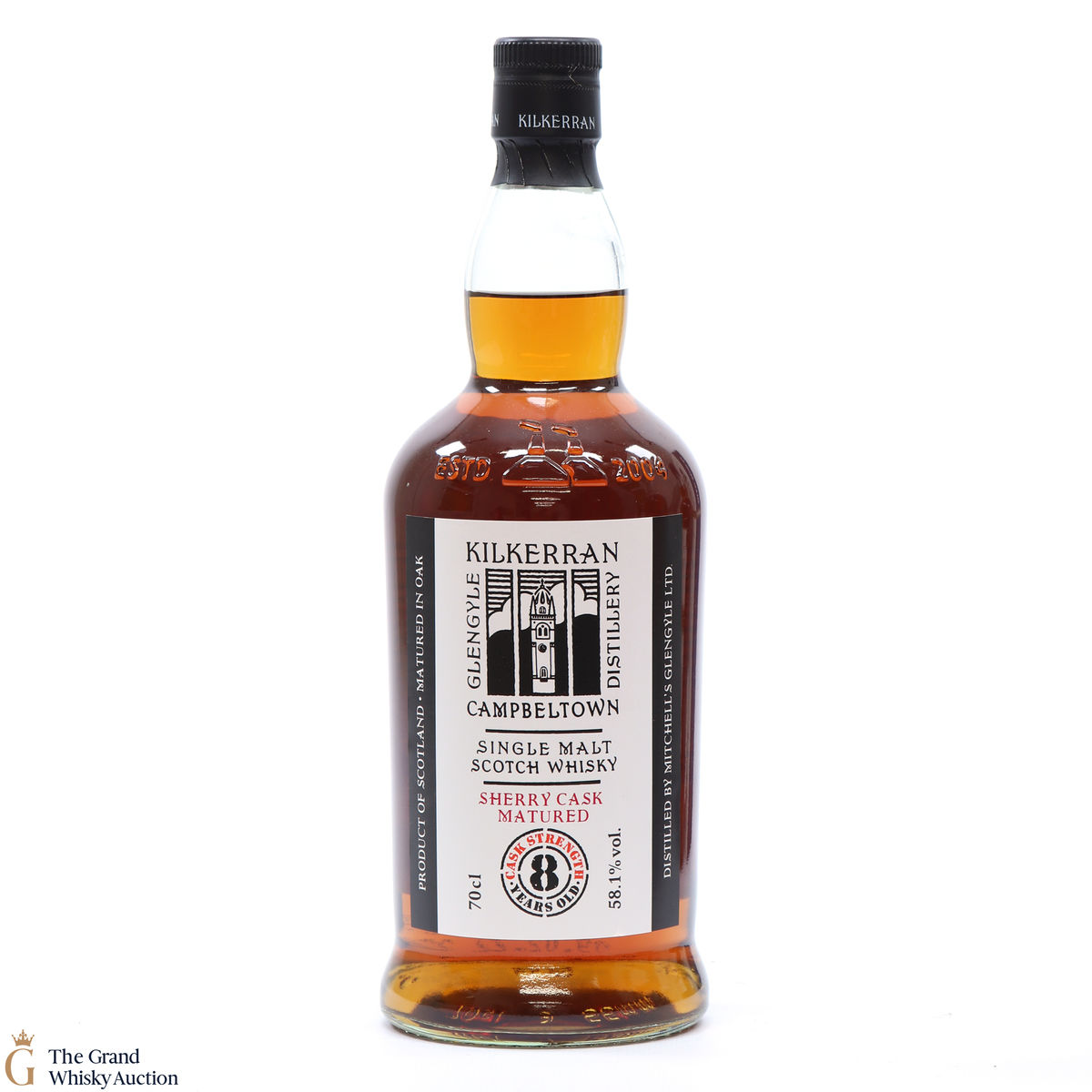 Kilkerran - 8 Year Old - Sherry Oak - Cask Strength 58.1%