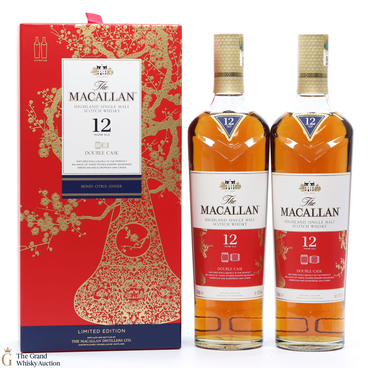 Macallan - 12 Year Old - Double Oak - Year of the Pig (2 x 70cl)