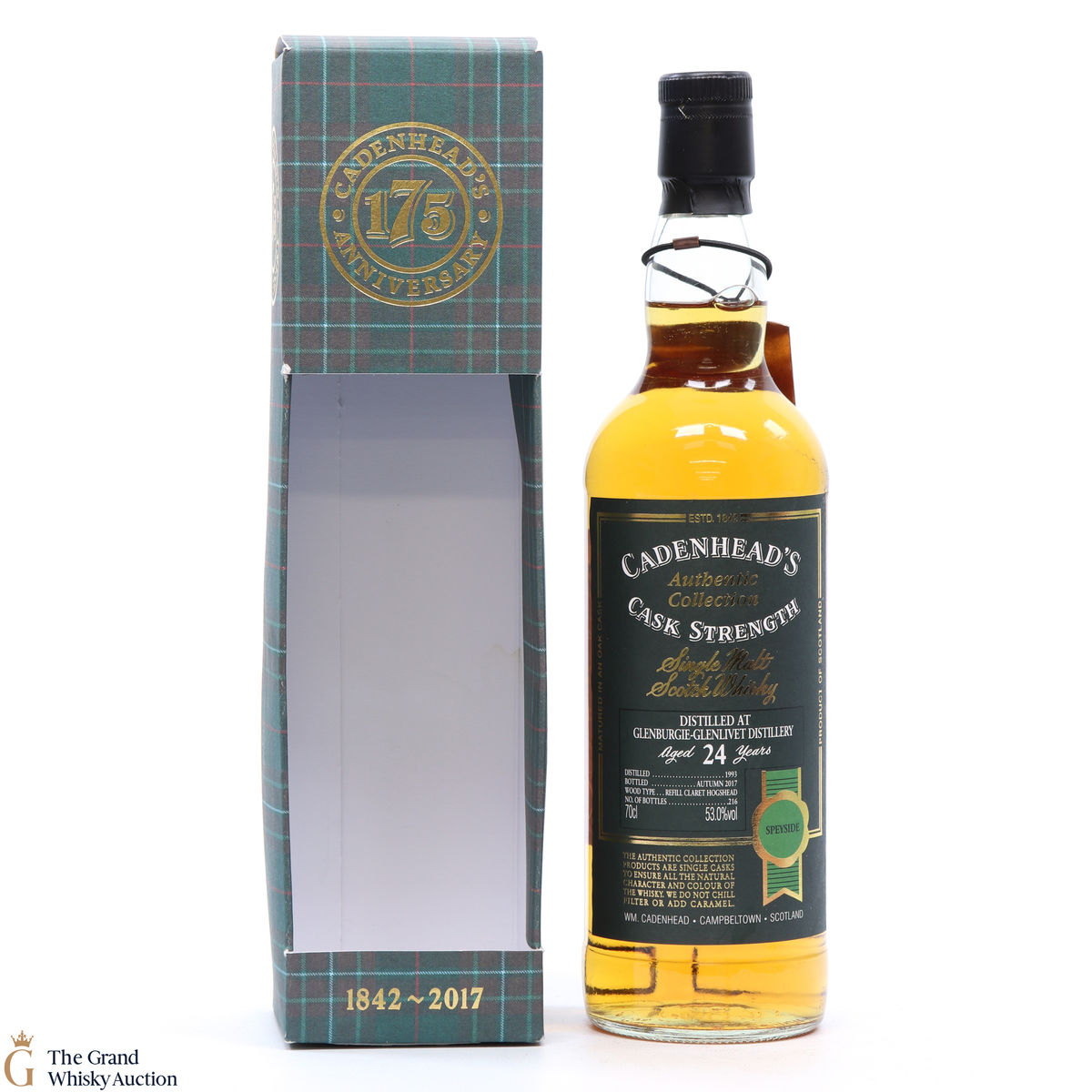 Glenburgie-Glenlivet - 24 Year Old (1993) - Cadenhead's